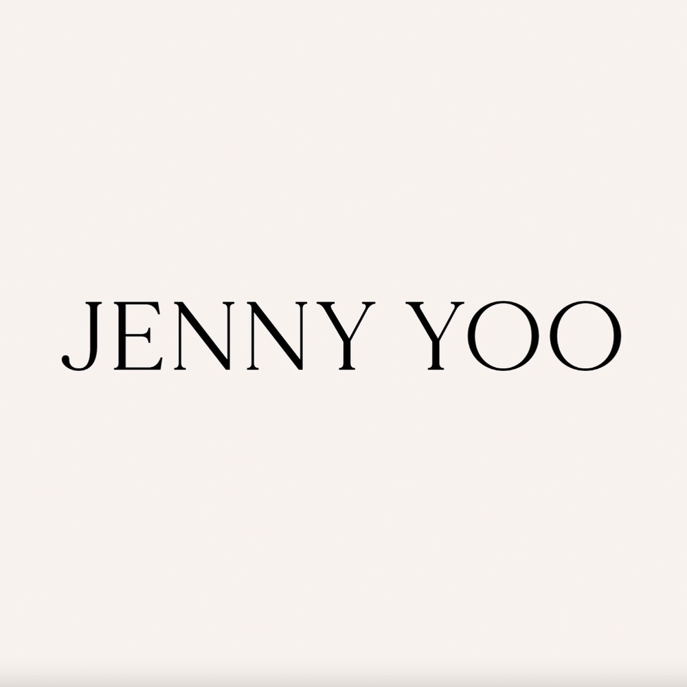 JENNY YOO COLLECTION | Silk Strapless Black Evening Wedding Gown Dress | Size 6